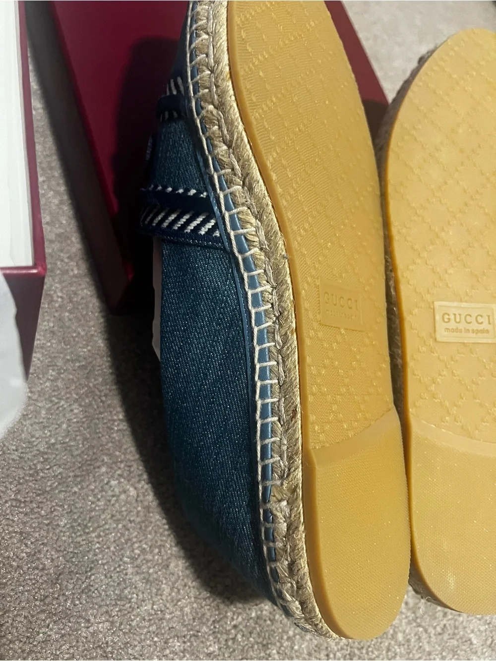 Gucci Ines Espadrille Flat